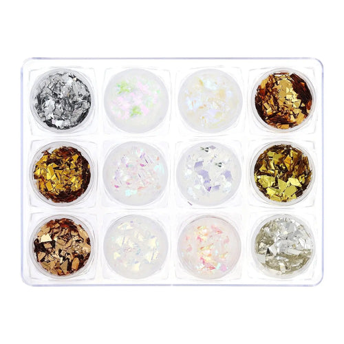 Set šljokica - NGS-012 - Iridescentni i metalik mylar