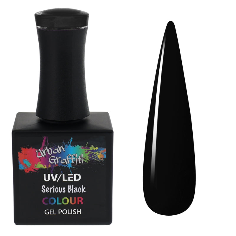 Serious Black - UGGP-A0002 Urban Graffiti Gel Lak za Nokte 15ml