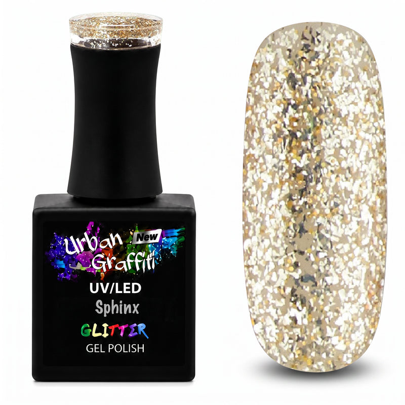 Sphinx - UGGP-A0917 Graffiti Urbain - Gel Pailleté Or Épais - 15ml
