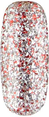 Apollo - UGGP-A0907 Urban Graffiti crveni i srebrni sjajni gel lak 15ml